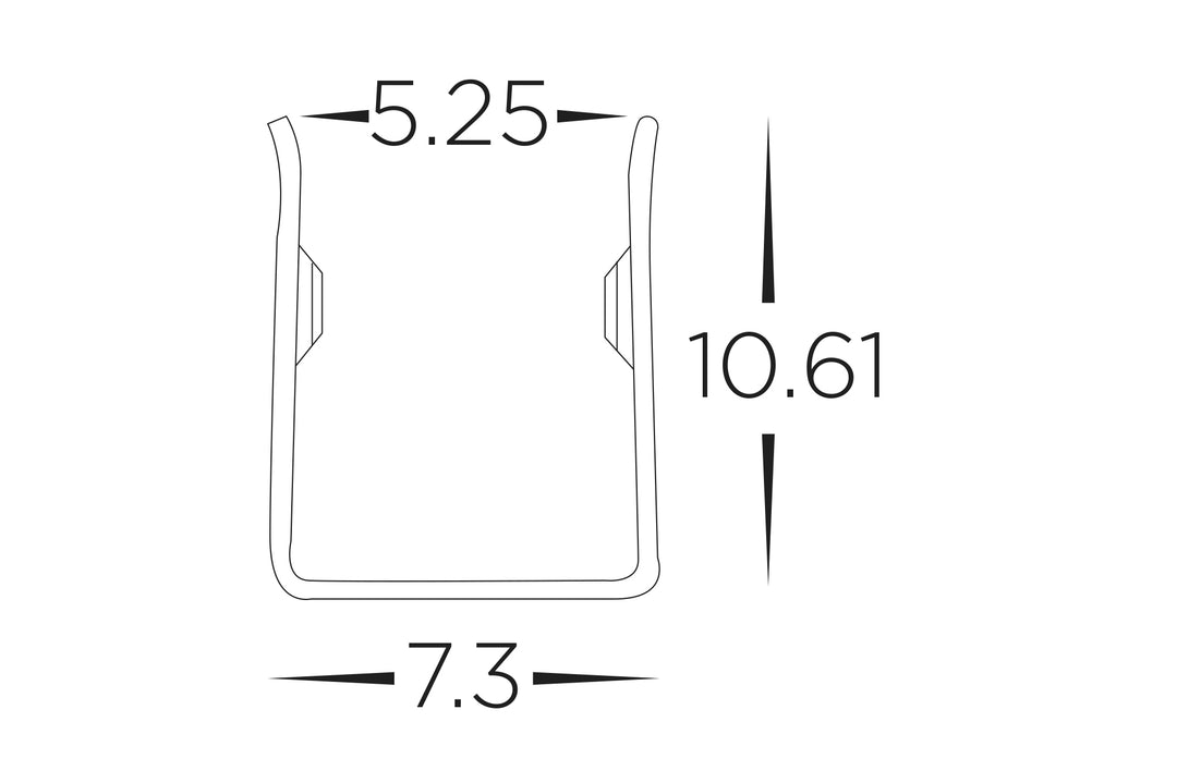 HCP-3660612-BC - Bendable Aluminium Channel to suit 6x12mm Haviflex