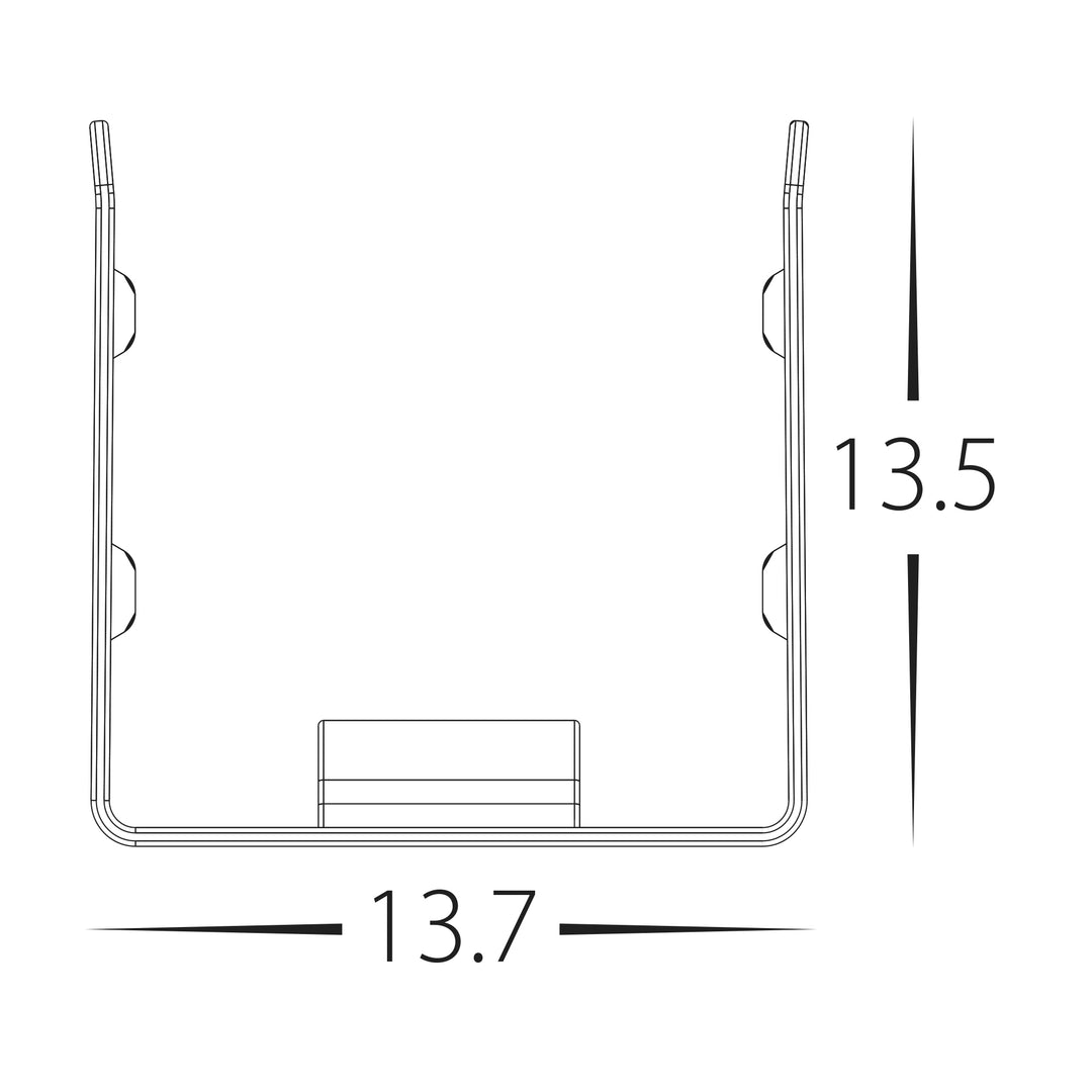 HCP-3764058-BC - Bendable Aluminium Channel to suit Sauna Haviflex LED Strip
