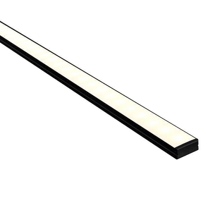 HCP-4122310 - Black Shallow Square Aluminium Profile
