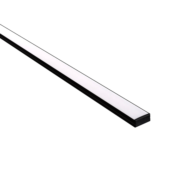 HCP-4122310 - Black Shallow Square Aluminium Profile