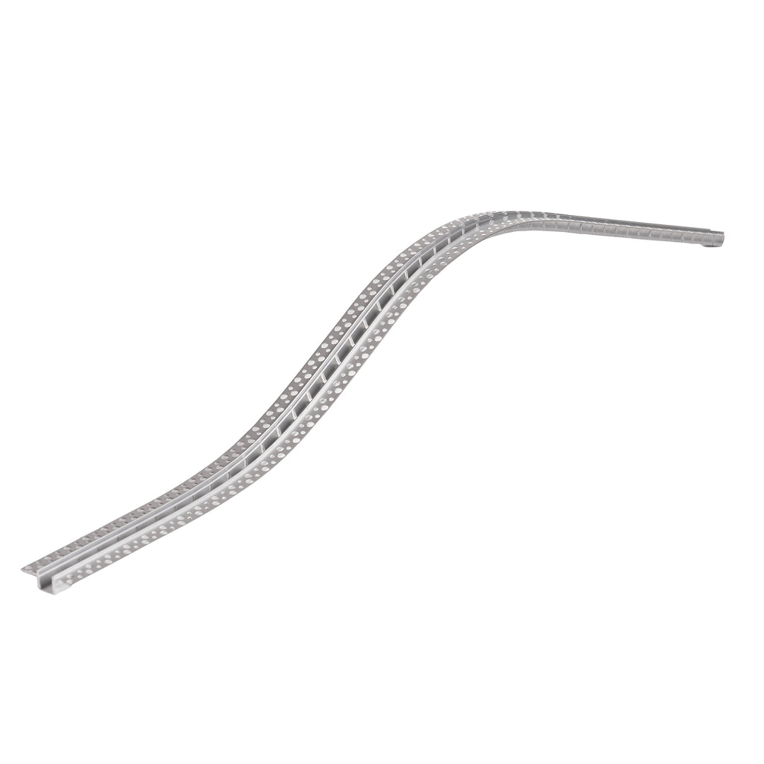 HCP-4916214-TOPBEND - Silver Top Bendable Gyprock Aluminium Profile