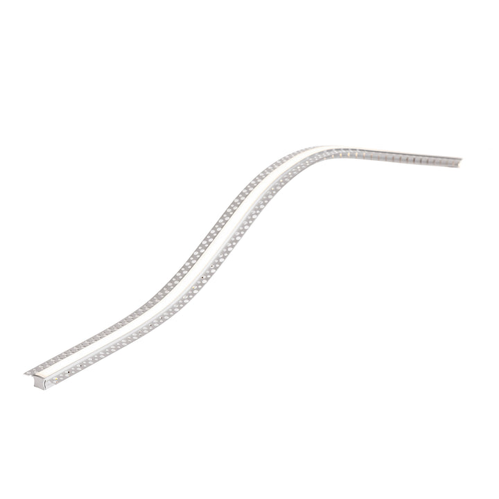 HCP-4916214-TOPBEND - Silver Top Bendable Gyprock Aluminium Profile