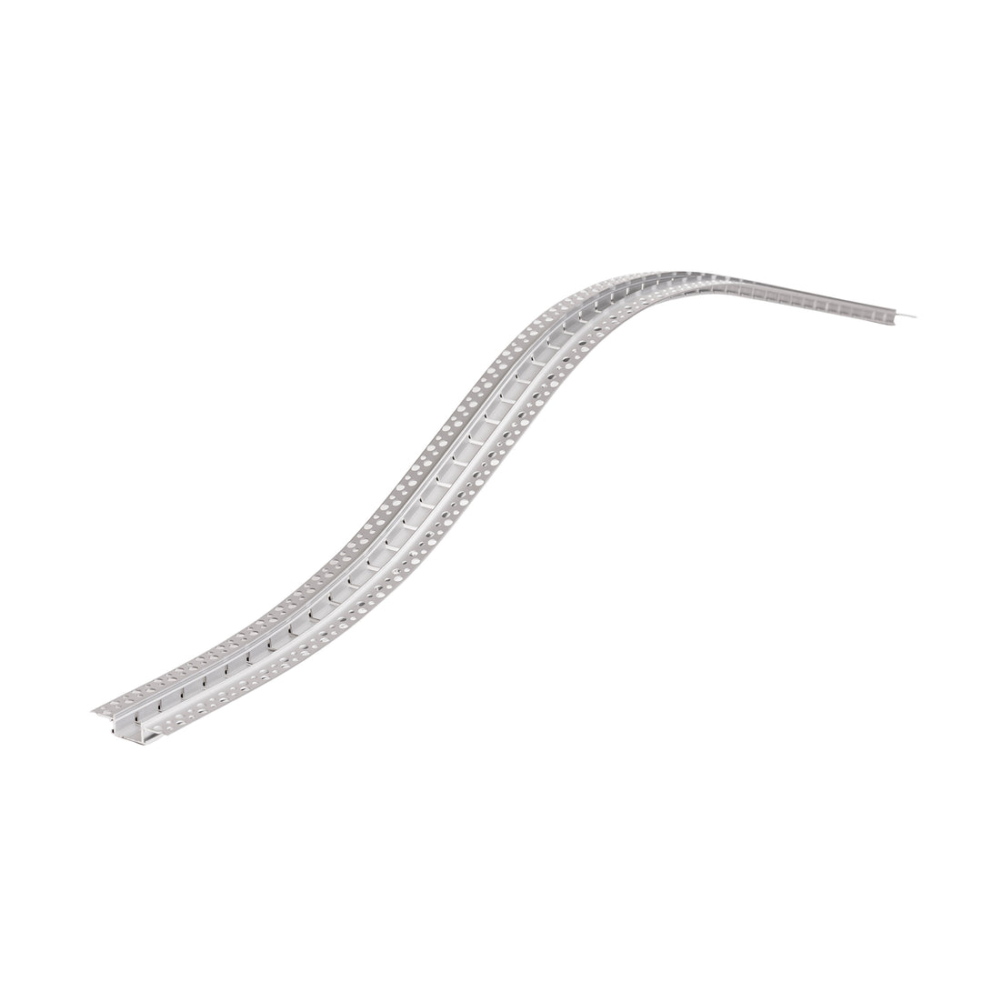 HCP-4915115-TOPBEND - Silver Top Bendable Gyprock Aluminium Profile