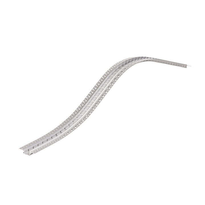 HCP-4915115-TOPBEND - Silver Top Bendable Gyprock Aluminium Profile