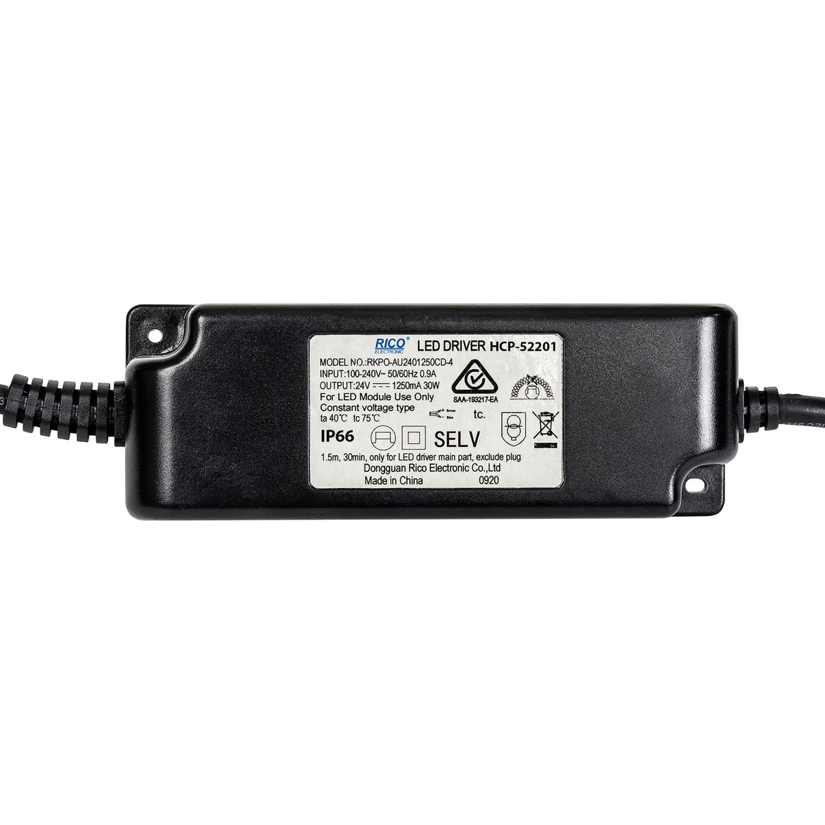HCP-52201 - 30w 24v DC LED Driver to suit Fairy Lights – Havit Commercial