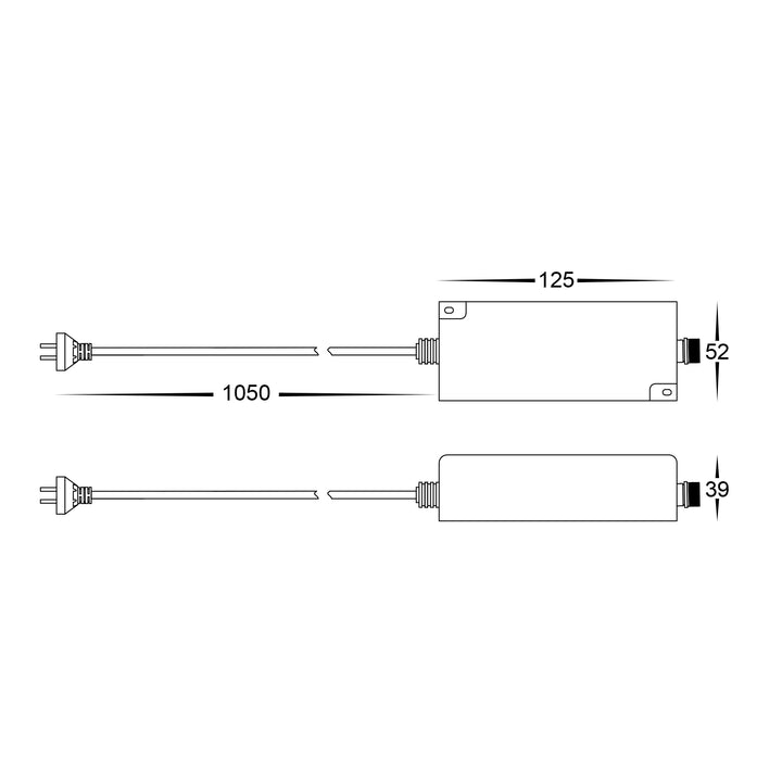 HCP-52201 - 30w 24v DC LED Driver to suit Fairy Lights