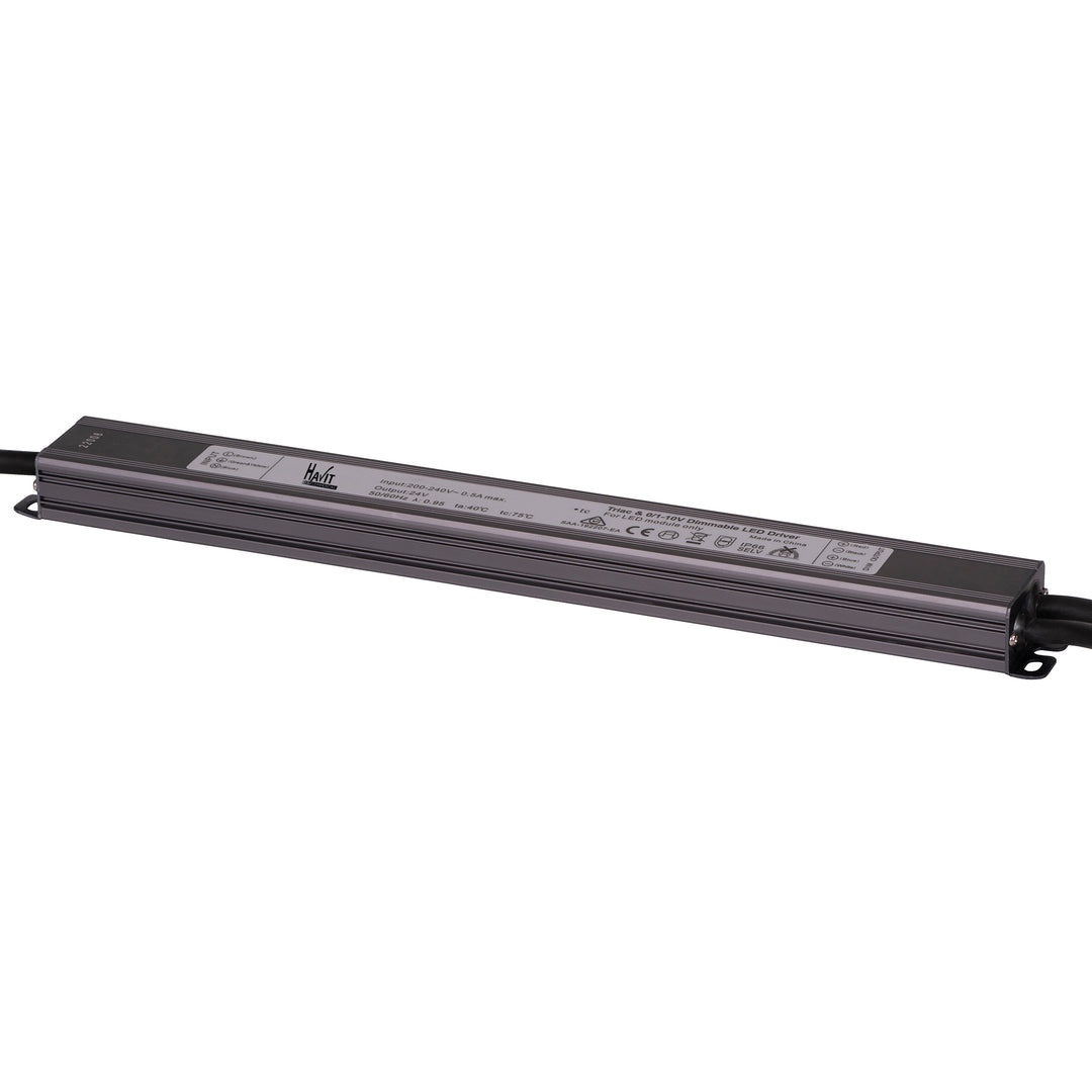 HCP-52222 - 30w 24v DC TRIAC + 0-1/10v Dimmable LED Driver
