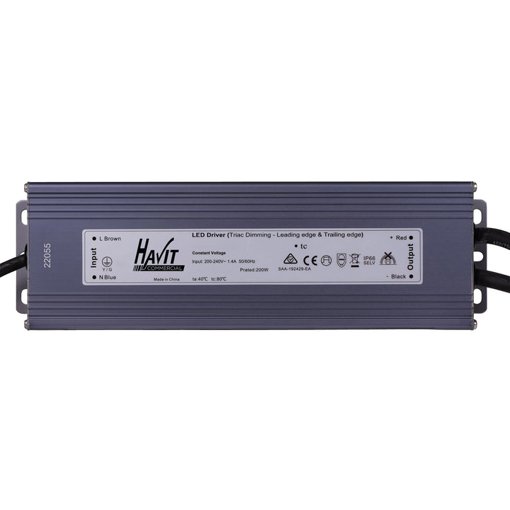 HCP-52261 - 200w 24v DC TRIAC Dimmable LED Driver