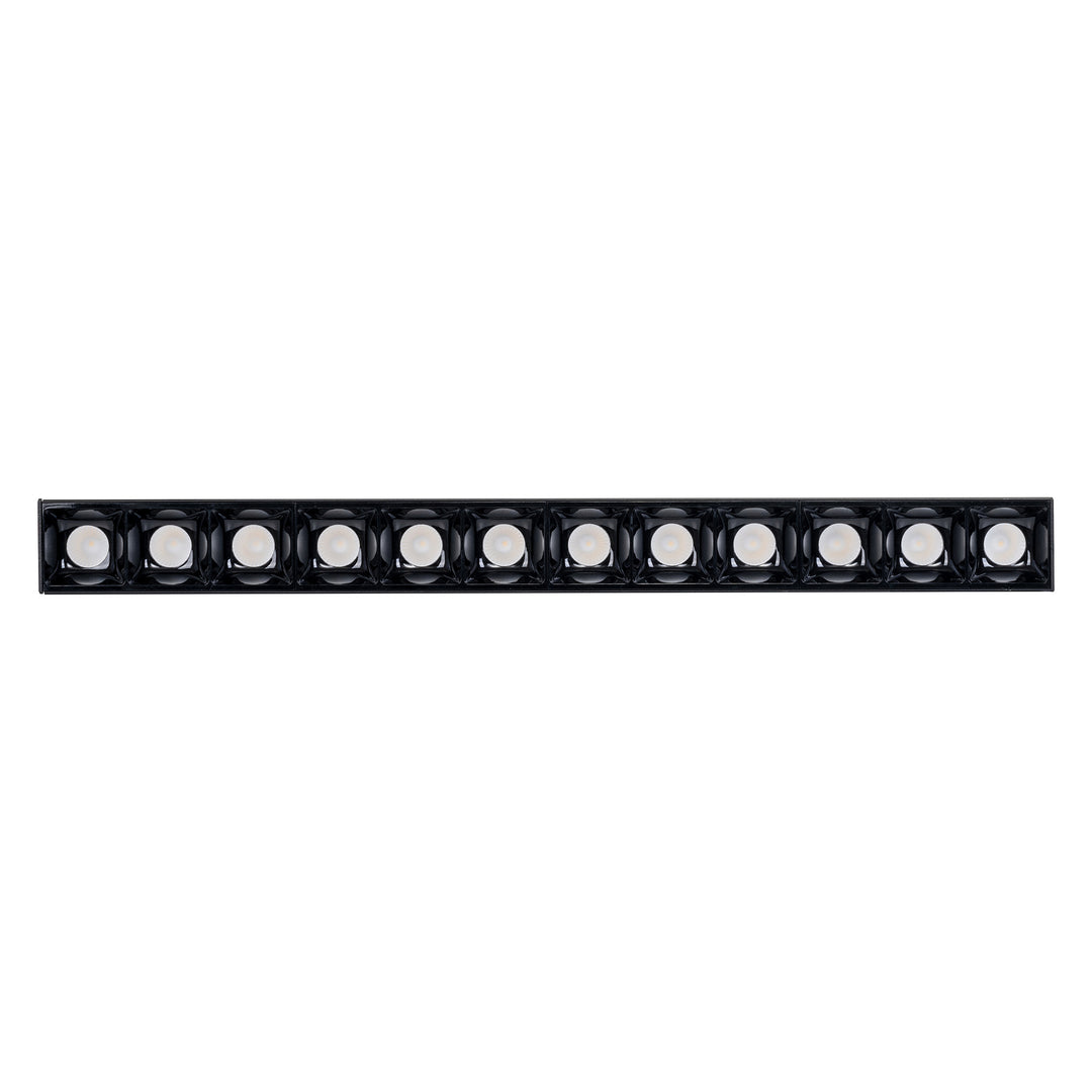 HCP-602040 - Black Triac + 0-1/10v Dimmable Linear Module with Reflector Diffuser