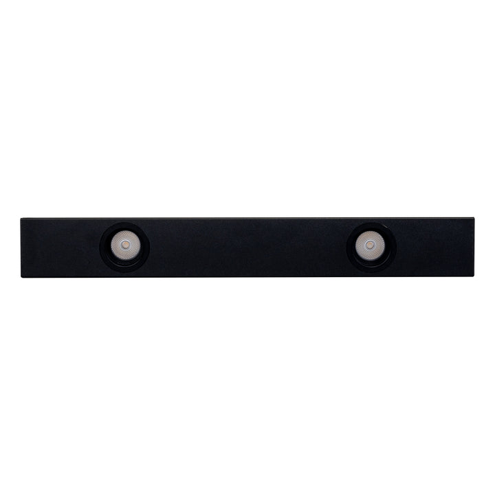 HCP-602082 | HCP-602083 | HCP-602084 | HCP-602085 - Black Triac + 0-1/10v Dimmable Linear 2 Light Downlight