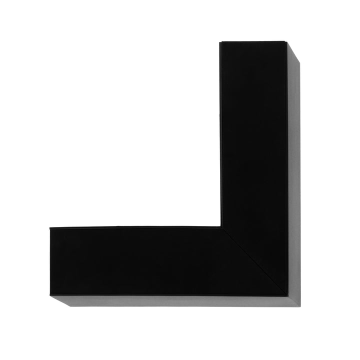HCP-602100-L - Black L Shape Connector to suit Linear Modules
