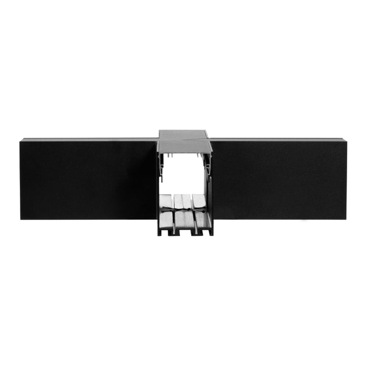 HCP-602100-X - Black X Shape Connector to suit Linear Modules