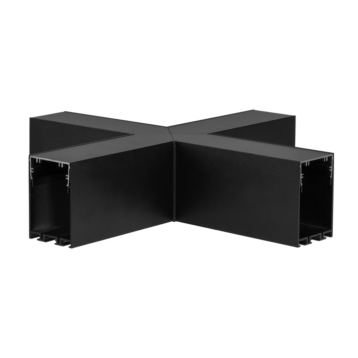 HCP-602100-X - Black X Shape Connector to suit Linear Modules