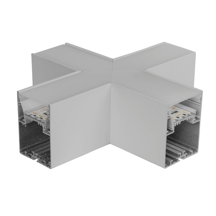 HCP-6035270-X - White 11w X-Shape TRI Colour Proline Connector
