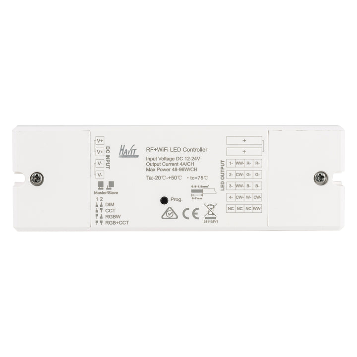 HCP-77243 - 5 Channel WIFI + RF LED Strip Receiver