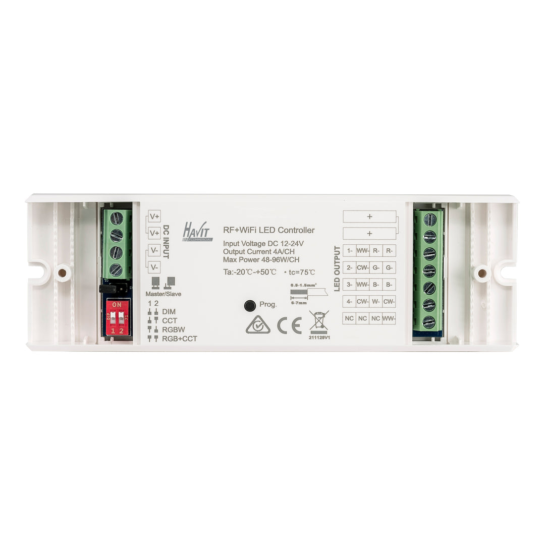 HCP-77243 - 5 Channel WIFI + RF LED Strip Receiver