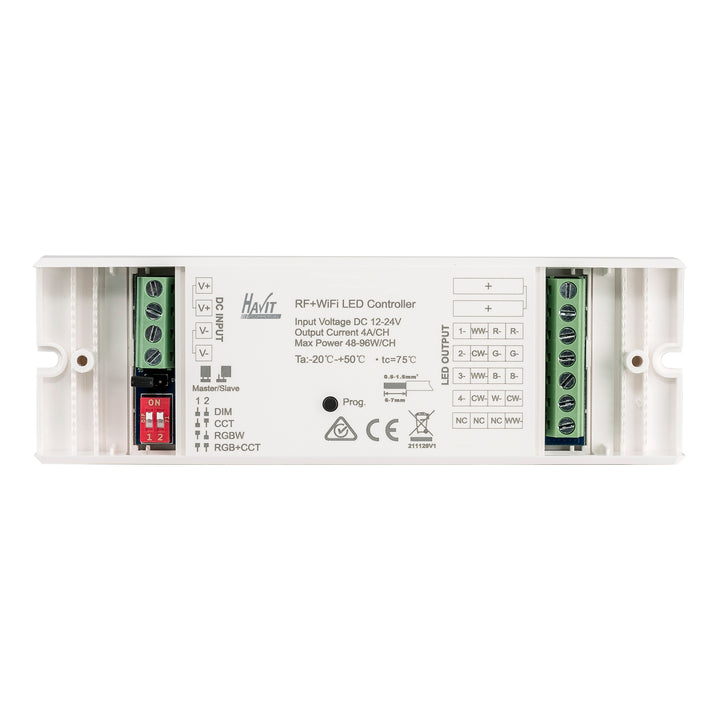 HCP-77243 - 5 Channel WIFI + RF LED Strip Receiver