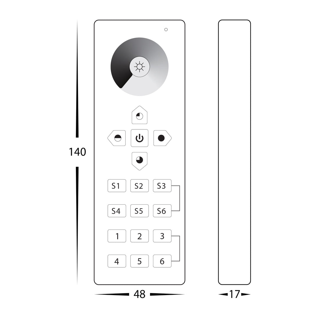 HCP-78212 - Single Colour 6 Zone LED Strip Controller