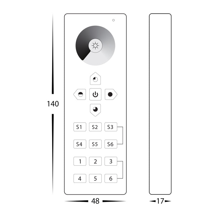 HCP-78212 - Single Colour 6 Zone LED Strip Controller