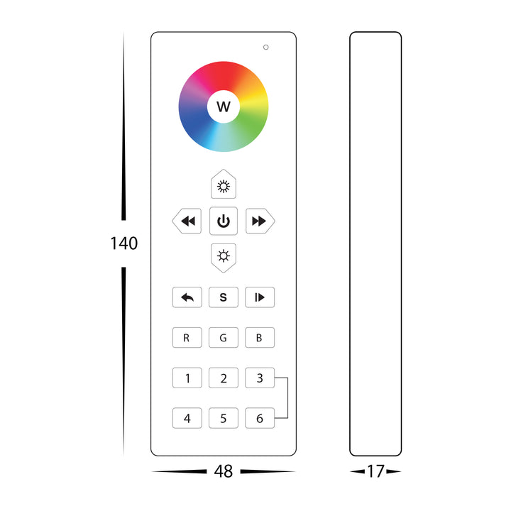 HCP-78243 - RGBC/W 6 Zone LED Strip Controller