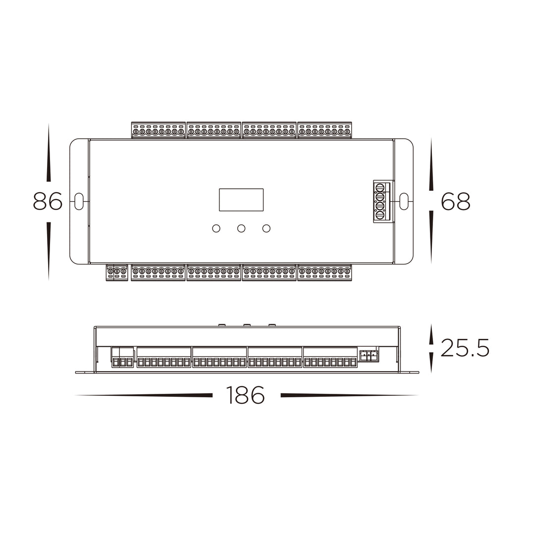 HCP-79234 - 32 Channel Sensor + Push Button LED Strip Stair Controller