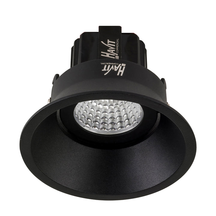 HCP-81290137 | HCP-81290147- Black Deep Tilt 7.2w 24v DC Recessed LED Downlight