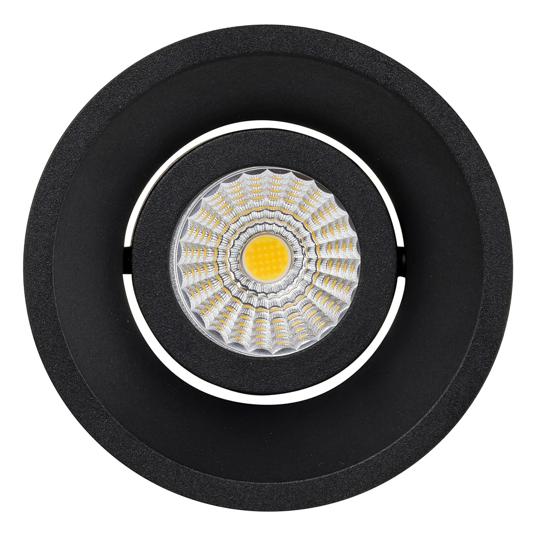 HCP-81290137 | HCP-81290147- Black Deep Tilt 7.2w 24v DC Recessed LED Downlight