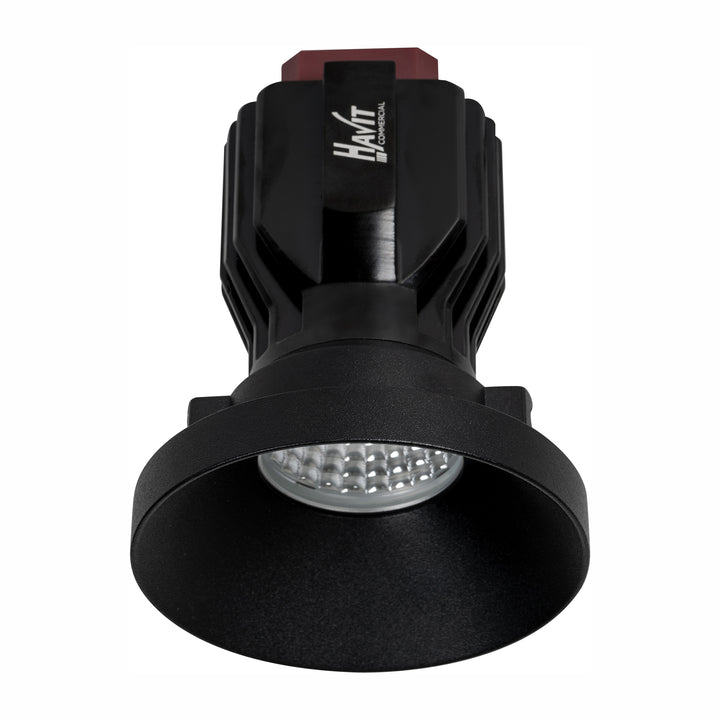 HCP-81221517 | HCP-81241517 - Black Round Fixed 17w Recessed LED Downlight