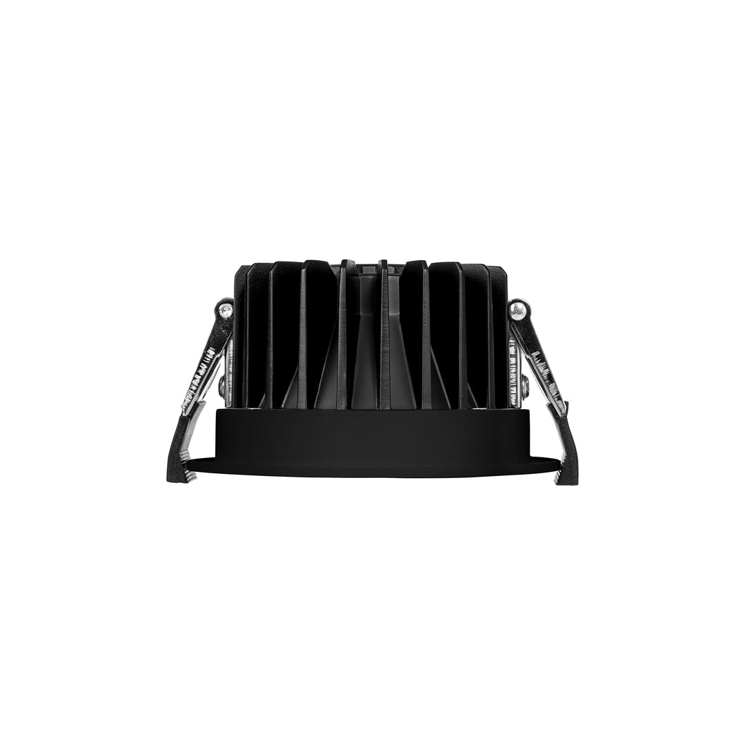 HCP-81222112 | HCP-81242112 - Black 12w IP65 5 Colour Dimmable Recessed LED Downlight