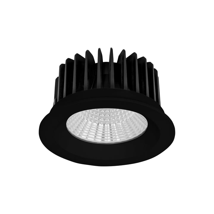 HCP-81222118 | HCP-81242118 - Black 18w IP65 5 Colour Dimmable Recessed LED Downlight