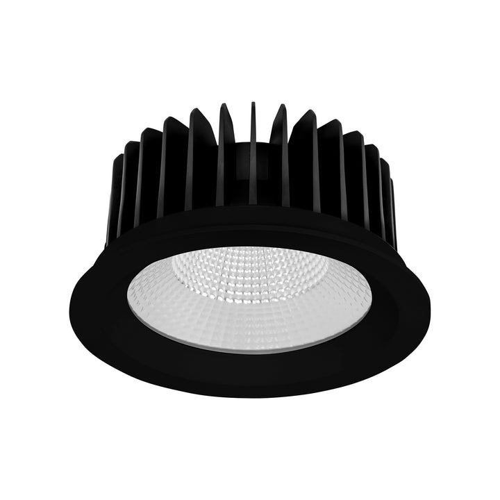 HCP-81222128 | HCP-81242128 - Black 28w IP65 5 Colour Dimmable Recessed LED Downlight