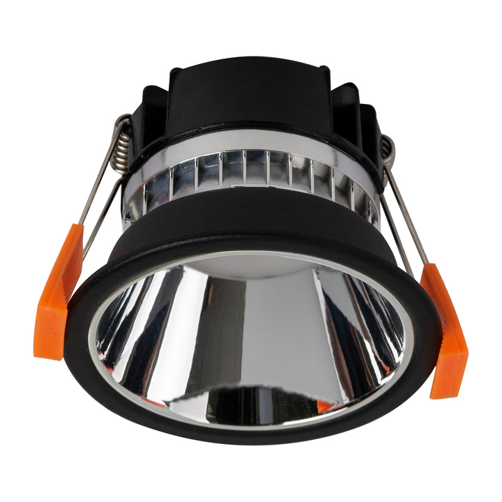 HCP-81241904 - Black with Chrome Insert Dali 2 Tri Colour Fixed Deep LED Downlight