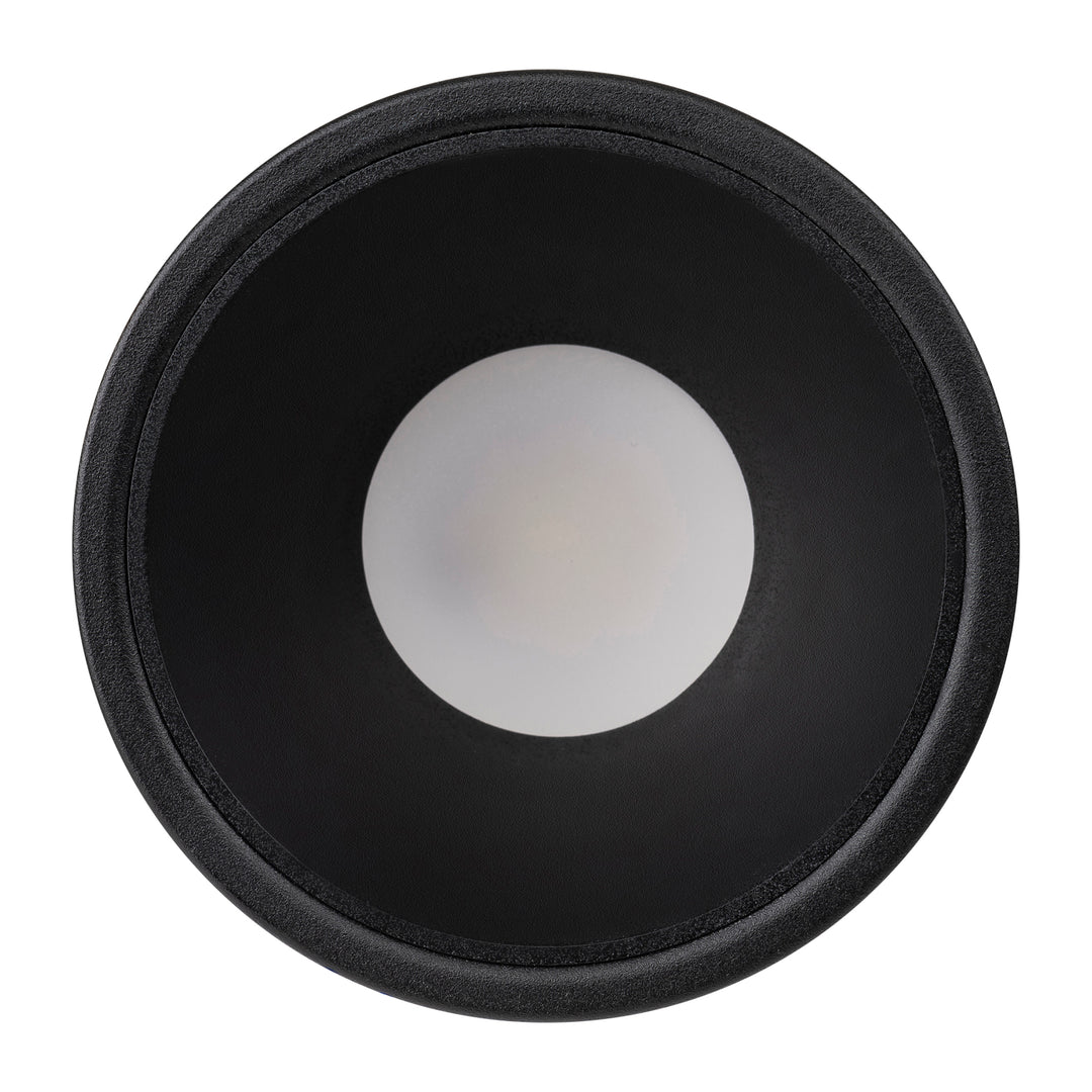 HCP-81241915 - Black with Black Insert Fixed Dali 2 Dim to Warm LED Downlight