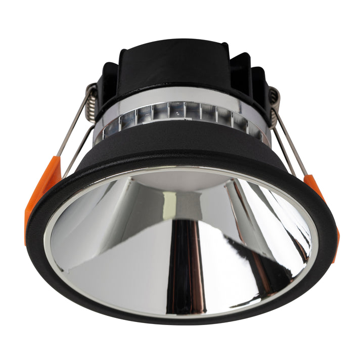 HCP-81241908 - Black with Chrome Insert Dali 2 Tri Colour Fixed Deep LED Downlight