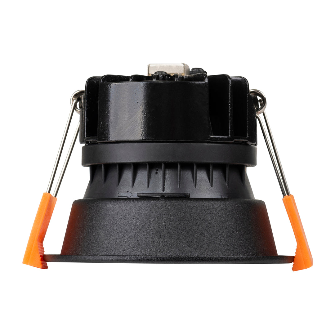 HCP-81241911 - Black with Black Insert Fixed Dali 2 Dim to Warm LED Downlight