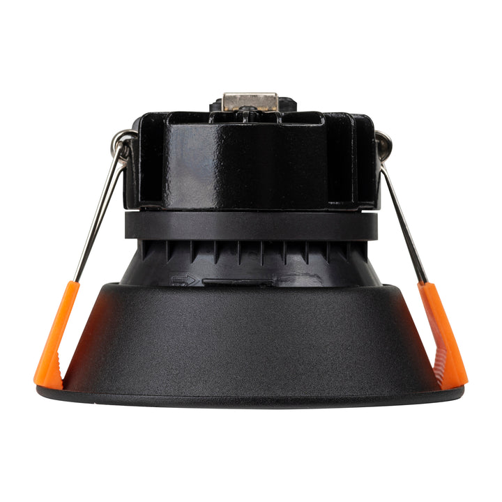 HCP-81241917 - Black with Gold Insert Fixed Dali 2 Dim to Warm LED Downlight