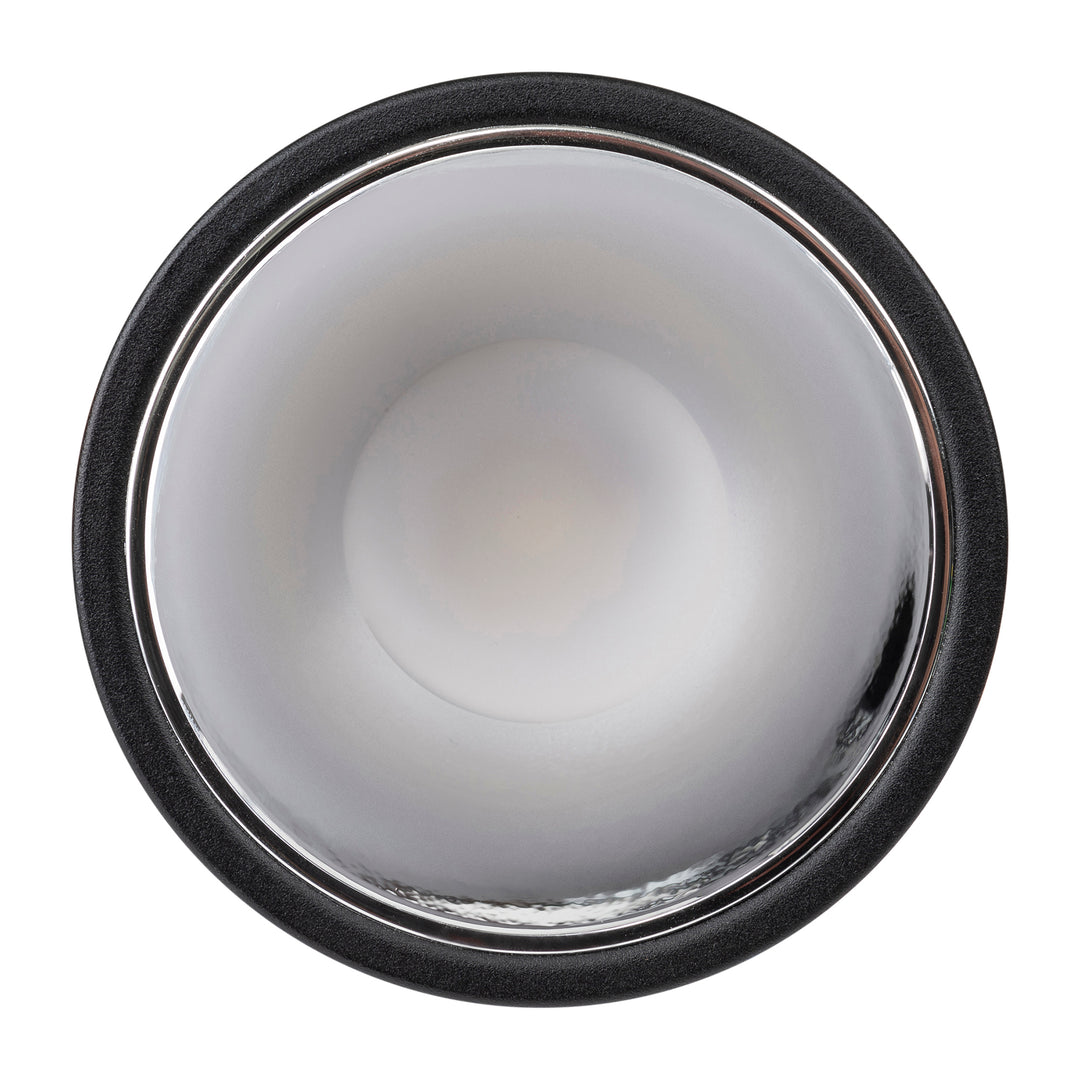 HCP-81241918 - Black with Chrome Insert Fixed Dali 2 Dim to Warm LED Downlight