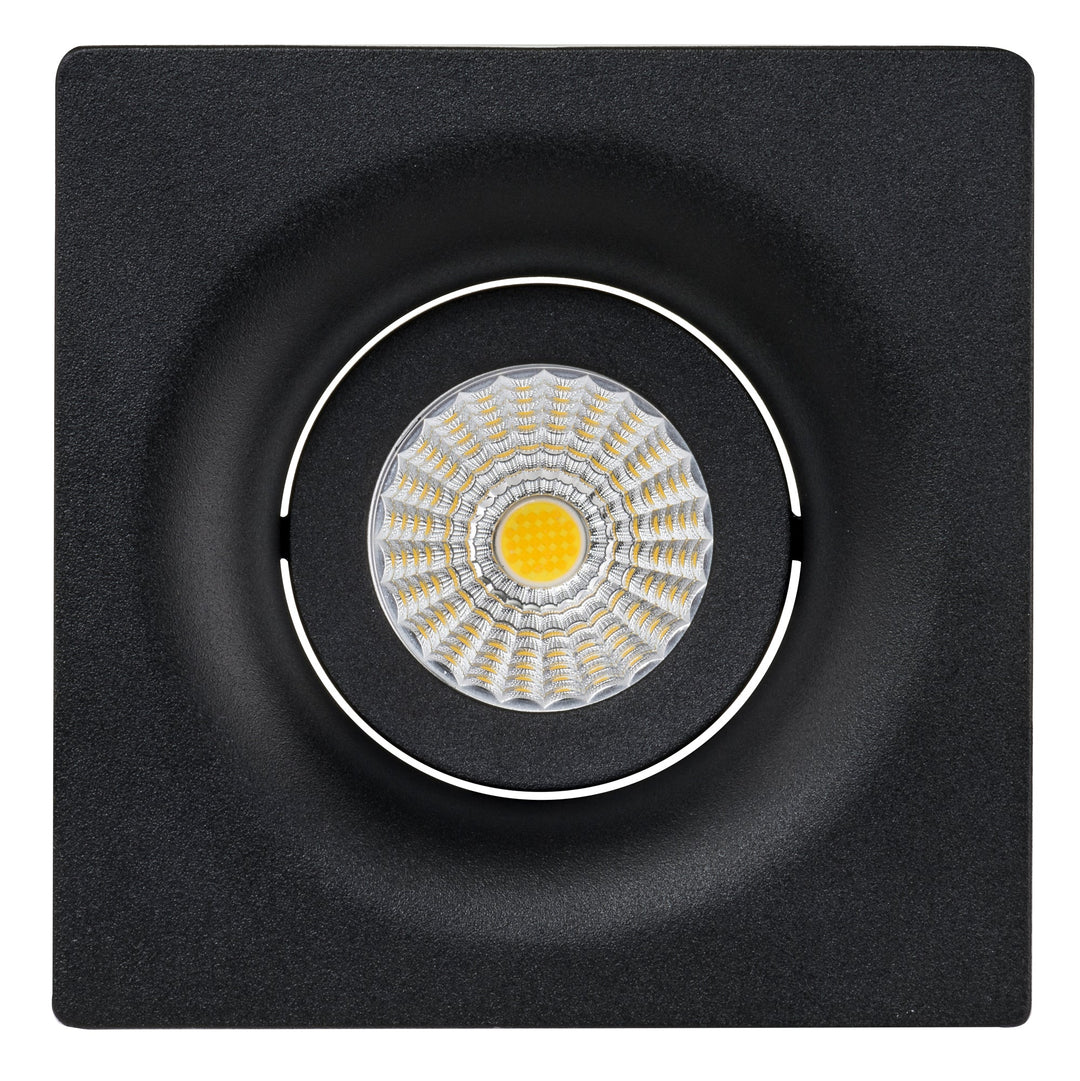 HCP-81228083 / HCP-81248083 - Black Square Tilt 13w D2W Recessed LED Downlight