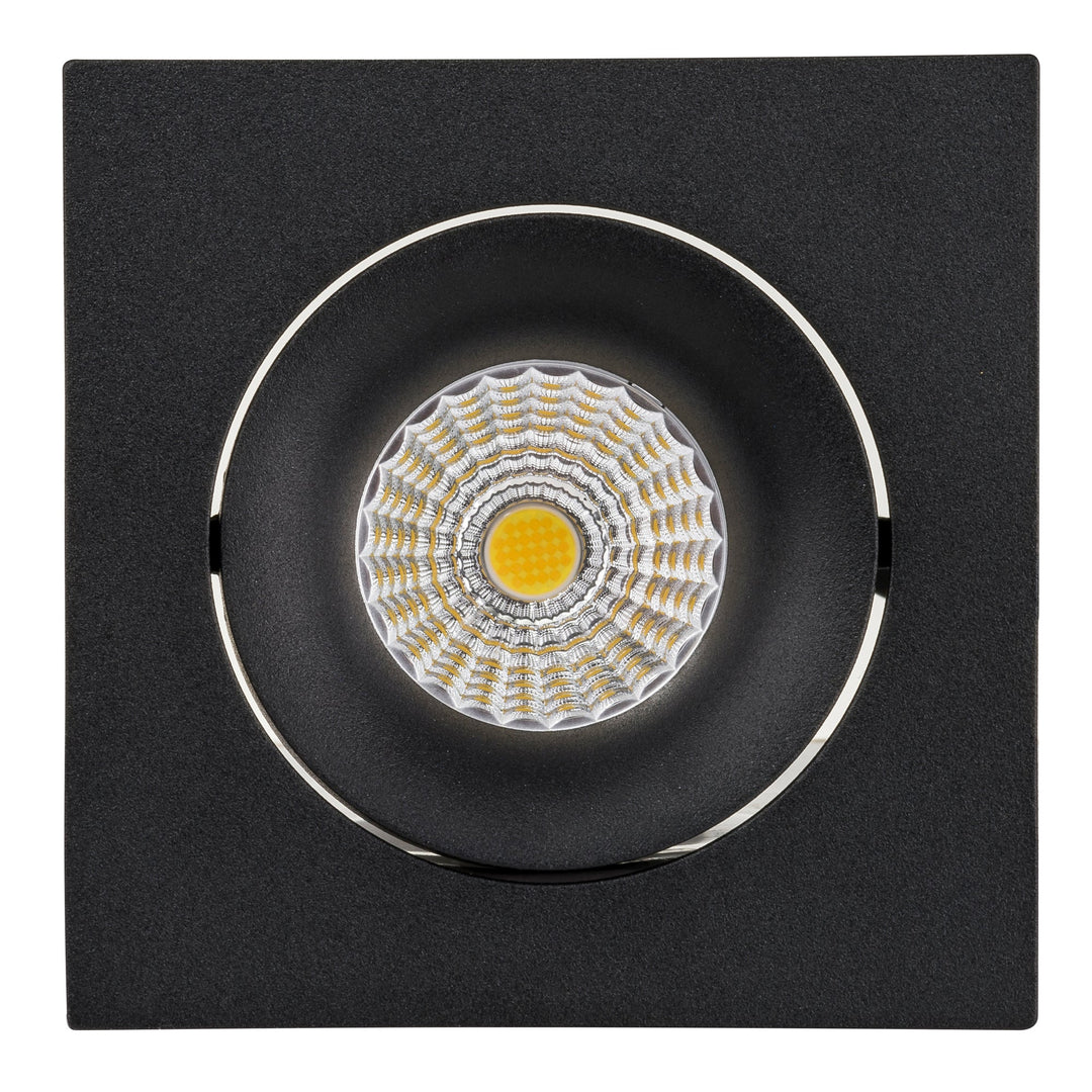 HCP-81228093 / HCP-81248093 - Black Square Tilt 13w D2W Recessed LED Downlight