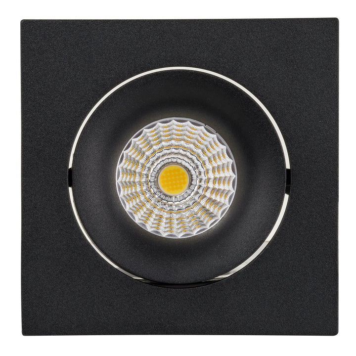 HCP-81228093 / HCP-81248093 - Black Square Tilt 13w D2W Recessed LED Downlight