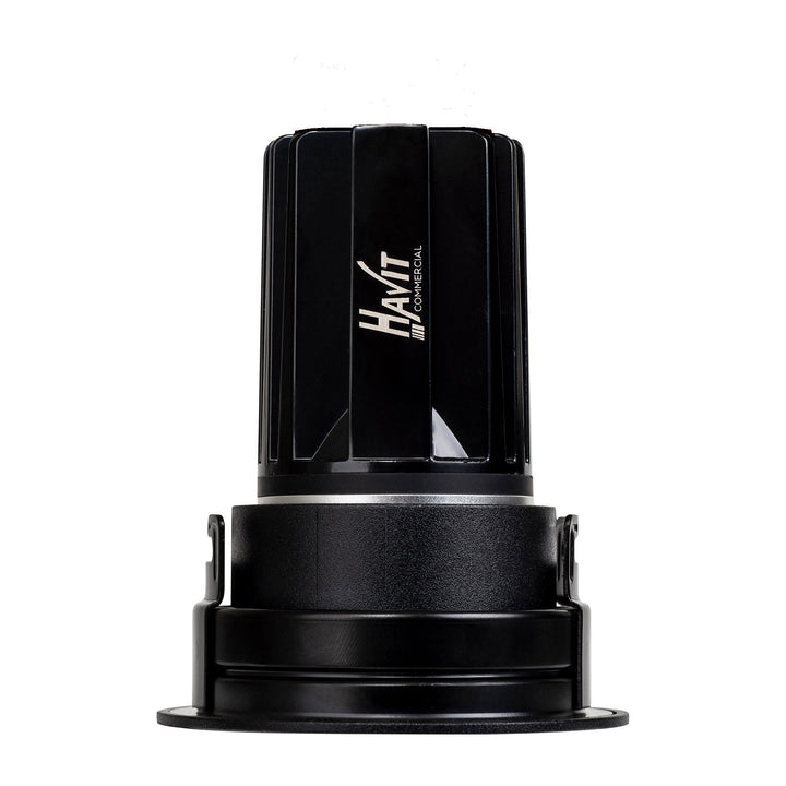 HCP-81228133 | HCP-81248133 - Black Round Fixed 13w D2W Recessed LED Downlight