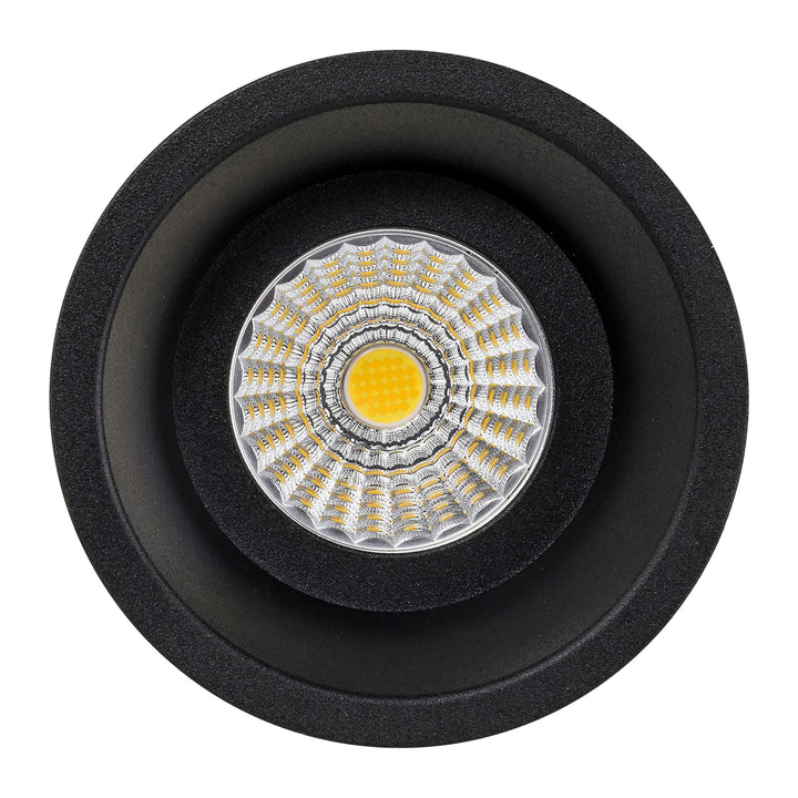 HCP-81290337 | HCP-81290347 - Black Round Deep Fixed 7.2w 24v DC Recessed LED Downlight