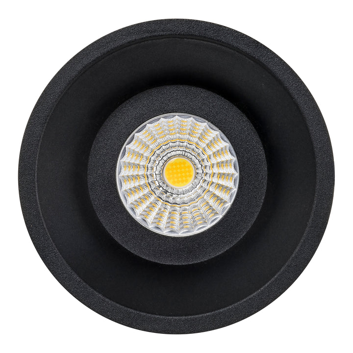 HCP-81290437 | HCP-81290447 - Black Round Deep Fixed 7.2w 24v DC Recessed LED Downlight