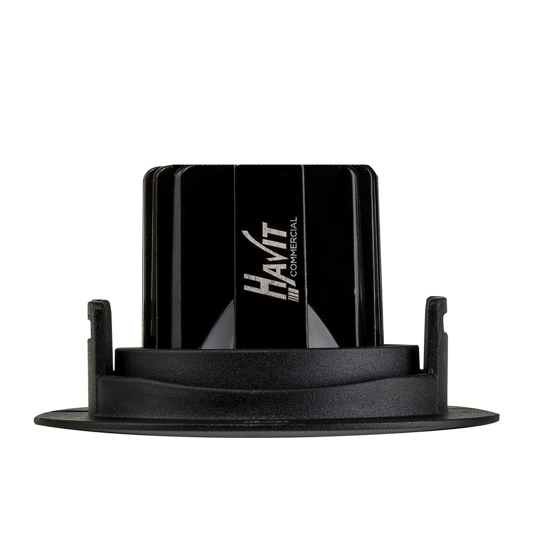 HCP-81290637 | HCP-81290647 - Black Round Tilt 7.2w 24v DC Recessed LED Downlight