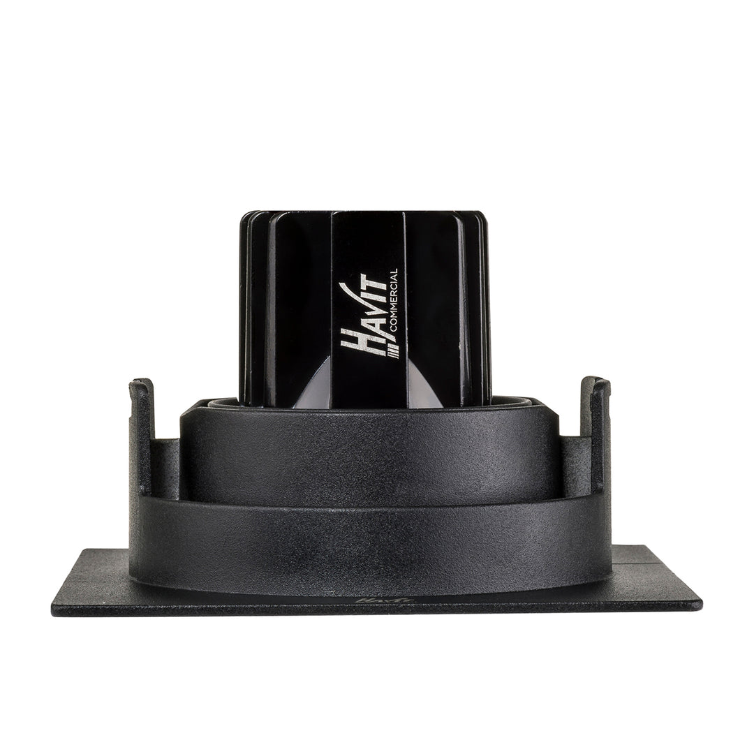 HCP-81290837 | HCP-81290847 - Black Square Tilt 7.2w 24v DC Recessed LED Downlight