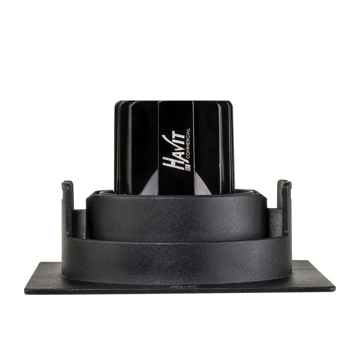 HCP-81290837 | HCP-81290847 - Black Square Tilt 7.2w 24v DC Recessed LED Downlight