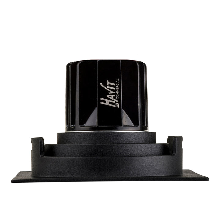 HCP-81290937 | HCP-81290947 - Black Square Tilt 7.2w 24v DC Recessed LED Downlight