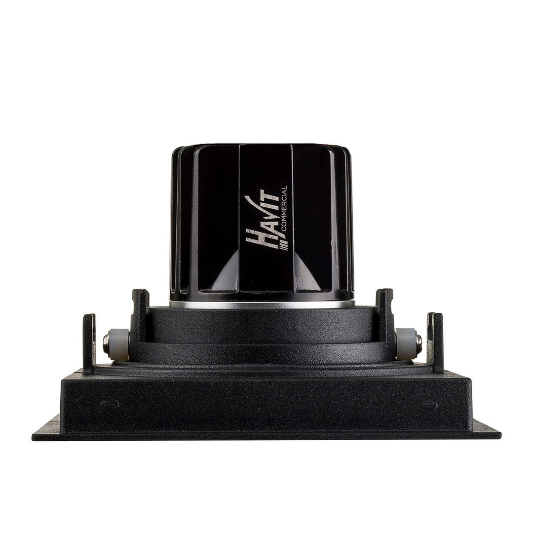 HCP-81291037 | HCP-81291047 - Black Square Tilt 7.2w 24v DC Recessed LED Downlight