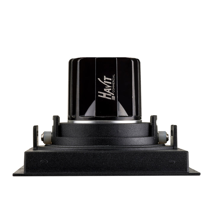 HCP-81291037 | HCP-81291047 - Black Square Tilt 7.2w 24v DC Recessed LED Downlight