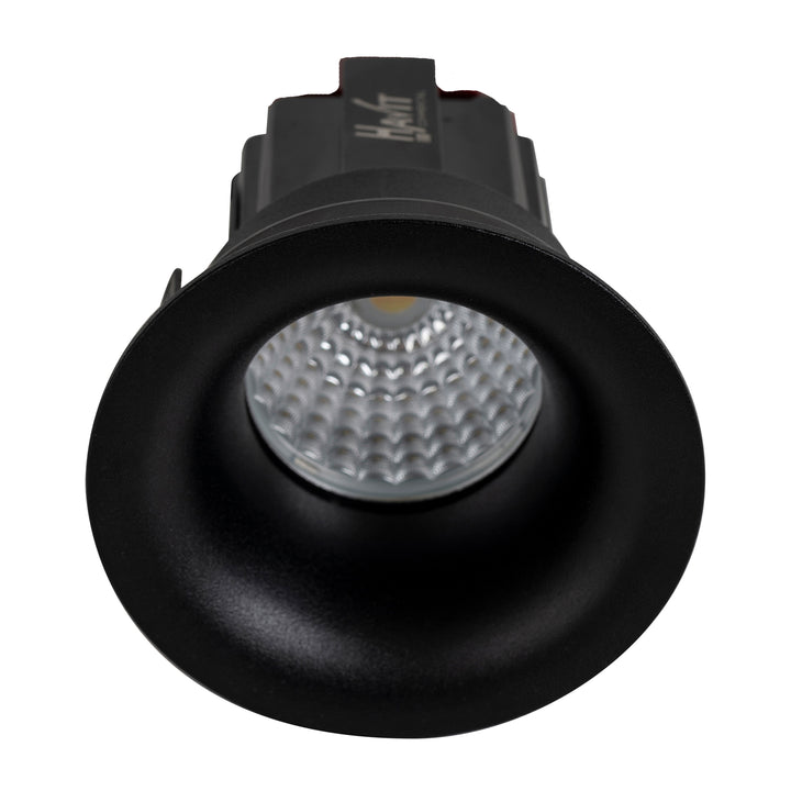 HCP-81291337 | HCP-81291347 - Black Round Fixed 7.2w 24v DC Recessed LED Downlight